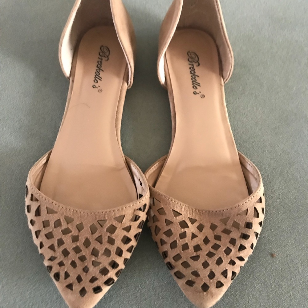 Tam suede flats sz 8